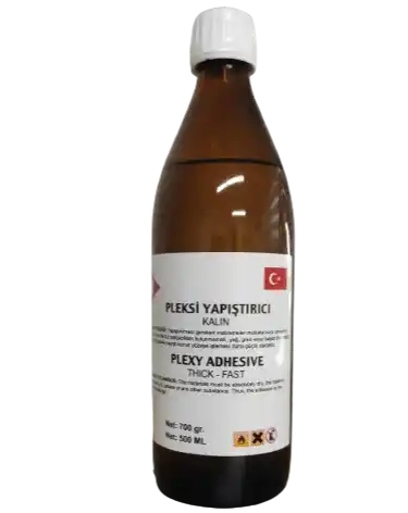 İnce Kloroform Akrilik Yapıştırıcı ( Pleksi Yapıştırıcı ) 1 Litre